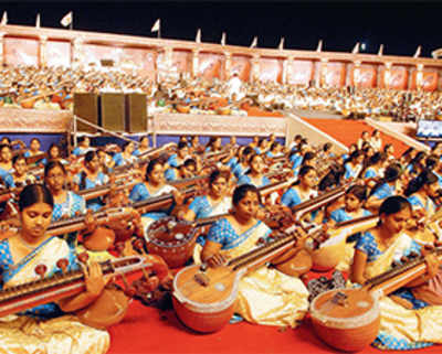 Listening to Carnatic music increases brain functions