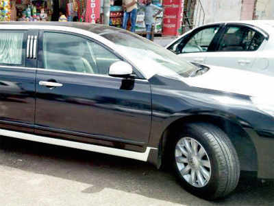 Illegally stretched ‘limo’ used in shoots seized by Andheri RTO