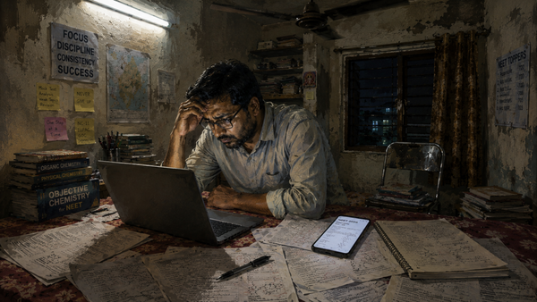 A chemistry teacher spent hours checking a viral PDF. By midnight, he knew NEET had leaked