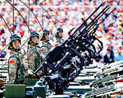 China holds massive military parade