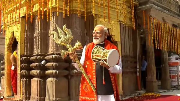 Damru in 2022, trishul in 2024: PM Narendra Modi exits KVT holding both as Bengal votes in final round