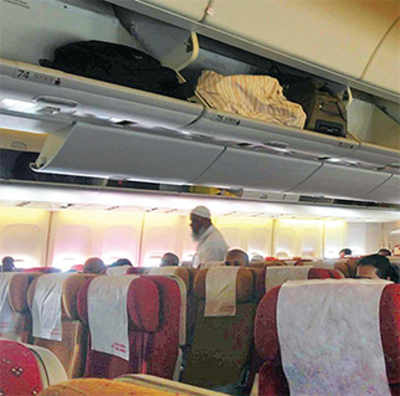 Heat parade aboard Air India flight 317