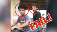 Watch: Amateur bike-borne snatchers steal smartphone, fail miserably 