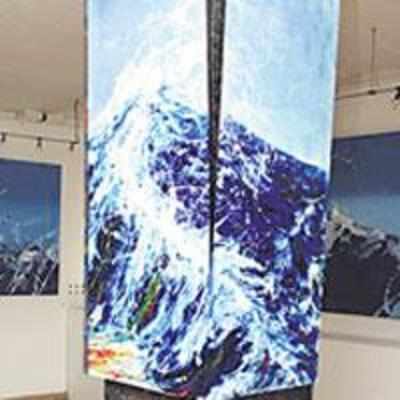 The world's largest painting sliced up