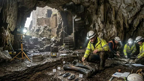 Prehistoric cave hidden beneath Pembroke Castle reveals 120,000 years of human and animal history