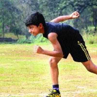 Nerul kid wins silver in 100 m and long jump at state show