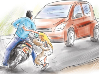 Two killed, one injured as speeding vehicle hits motorcycle on Nashik-Pune highway