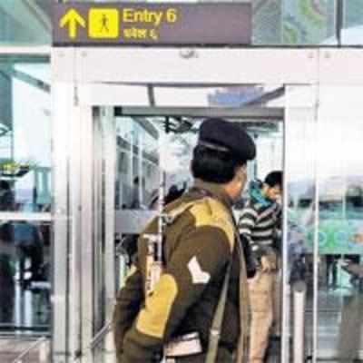 Two held for monitoring flights