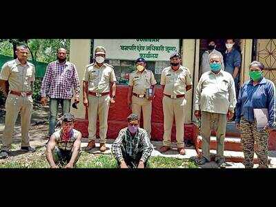 2 held for hunting langur in Junnar, feasting on meat 2 held for hunting langur in Junnar, feasting on meat