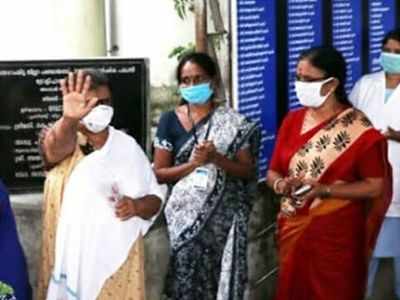 Kerala: Woman discharged from hospital after spending 48 days fighting COVID-19