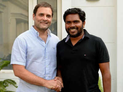 Kaala director Pa Ranjith meets Congress President Rahul Gandhi; discusses caste and religion