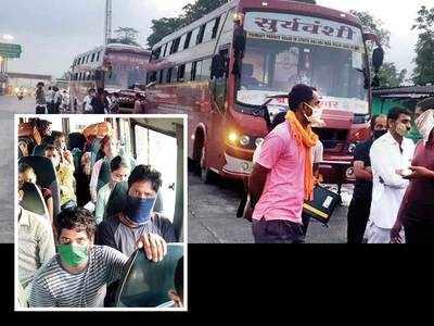 Bus operators at loggerheads with counterparts in neighbouring states; protest ‘illegal smuggling’ of workers