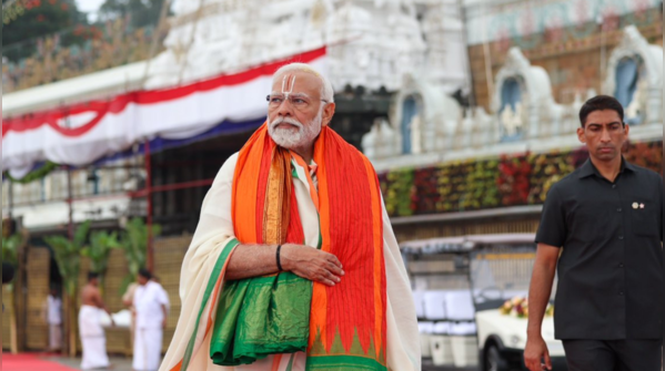PM Modi's Tirumala temple visit