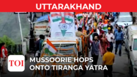 75th Independence Day: Mussoorie holds Tiranga rally, students and ITBP personnel take part 