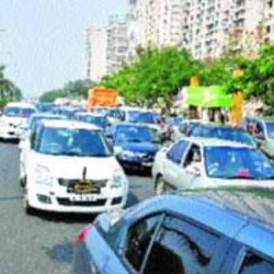 Accident on pb road leads to massive jam