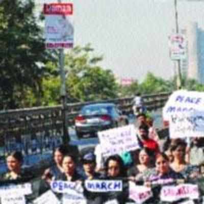 Protest march in nerul