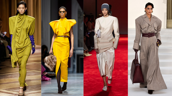 Runways revive the power shoulder