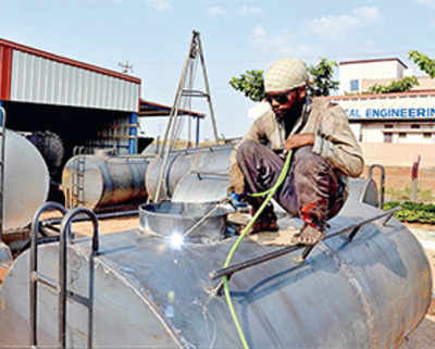 It’s raining water tankers in Raichur, thanks to drought