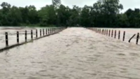 Chhattisgarh: Water in Sabari River overflows amid heavy rain 