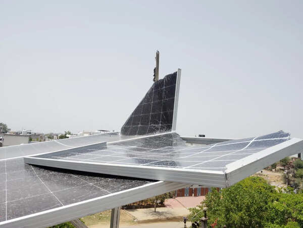 Thunderstorm damages rooftop plants, raises solar panel quality concerns