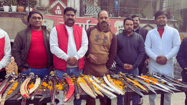 'What's happening in Bangladesh can happen in India too': Hindu Raksha Dal members hand out 250+ swords; 10 arrested in Ghaziabad