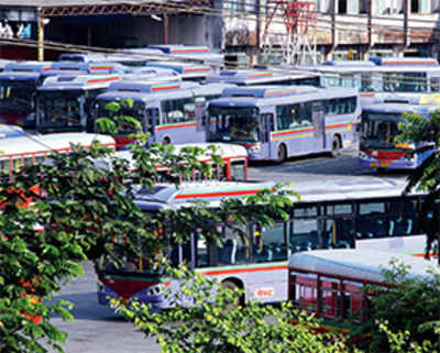 115/270 AC buses off road; loss Rs 70L/day