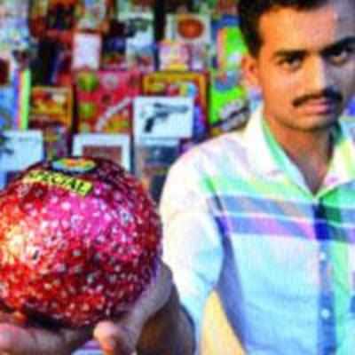 Bollywood sizzles in the firecracker market in the city