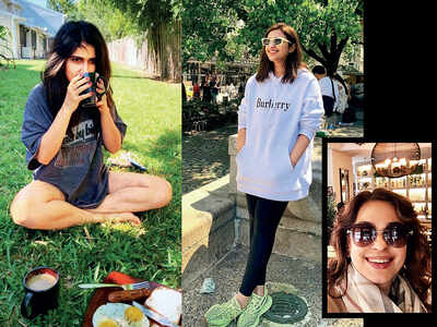 Parineeti Chopra, Fatima Sana Shaikh and Juhi Chawla are on a vacation