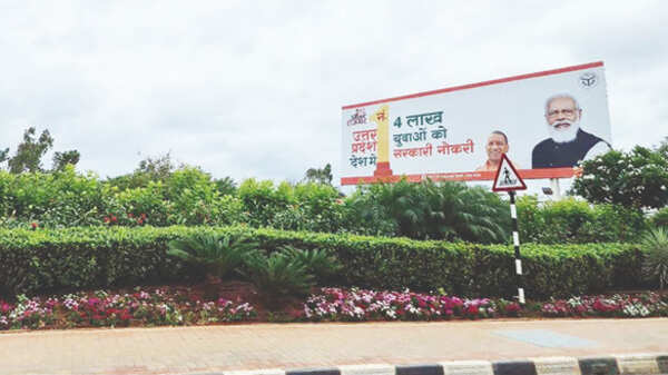 Lawyer, Uttar Pradesh IAS officer spar over Yogi Adityanath hoarding in Bengaluru