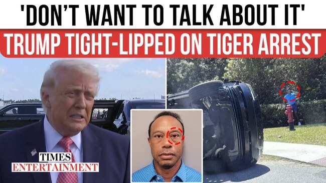 &lsquo;I was talking to the President&rsquo;: Tiger Woods heard in DUI arrest video