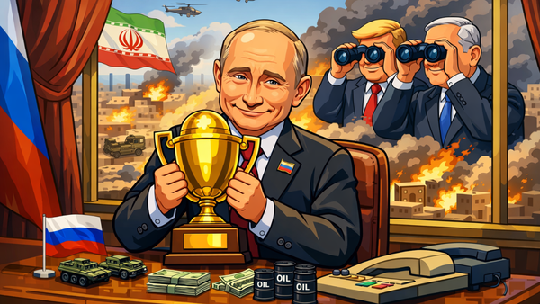Russia, the quiet winner? How Middle East war may be boosting Putin’s war chest