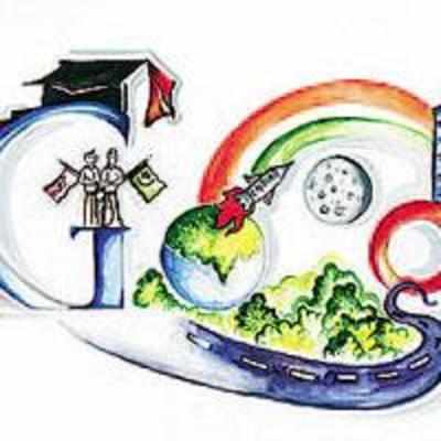 Today's Google Doodle by Mangalore student