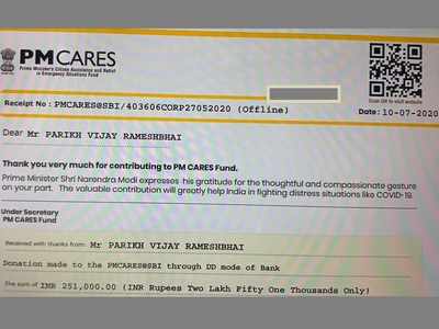Couldn’t ensure bed for my dying mother, says man who donated Rs 2.51 lakh to PM Cares Fund