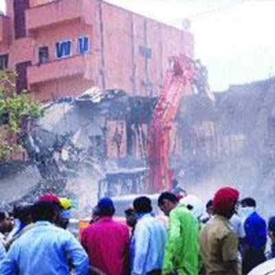 DEMOLITION IN KOPRI GAON