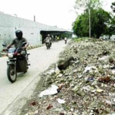 City roads blatantly used for dumping debris