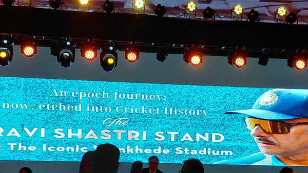 Wankhede stand honour for Ravi Shastri turns into night of legends in Mumbai