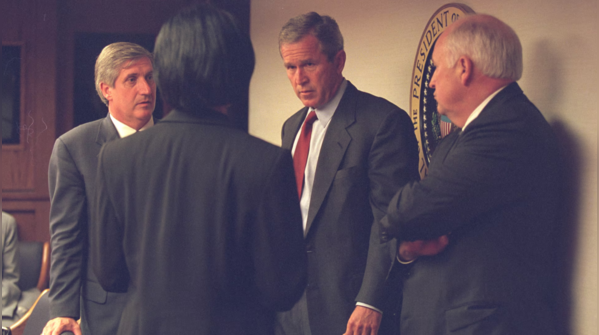 Officials at Emergency Operations Center