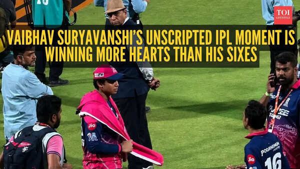 After winning man of the match, Vaibhav Suryavanshi accidentally created IPL 2026’s cutest viral clip