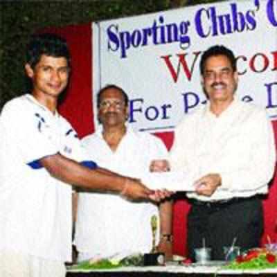 Kaustubh Pawar bags single wicket cricket tournament