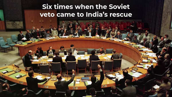 Six times Soviet Union used veto to rescue India at the UN