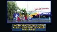 Mumbai: Western Railway honours 'corona warriors' through wall art at Mahim railway station 