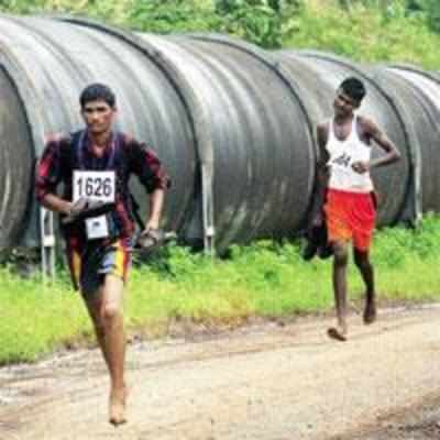 5-km '˜risk test' in forest  job marathon