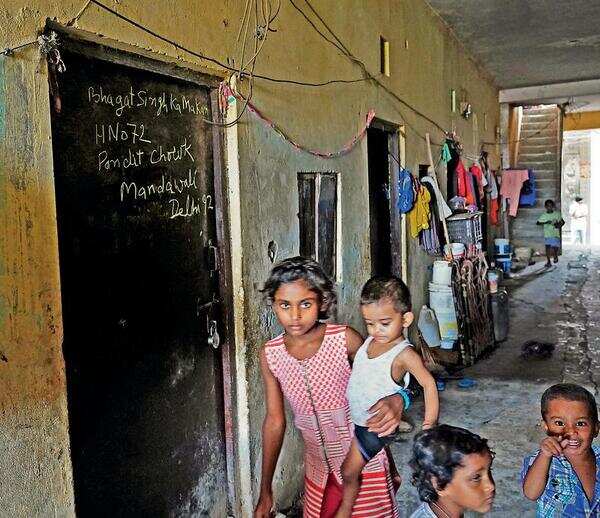 Small, dingy room in east Delhi that tells tale of deprivation