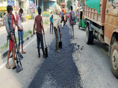 Potholes absent from road maintenance