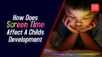 How does screen time affect a child's development 