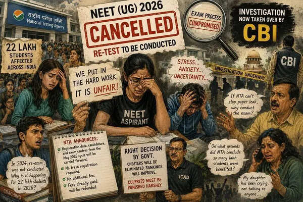 NEET-UG re-test sparks anger, grief, anxiety among Nagpur students