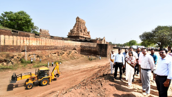 Moat restoration around Big Temple and Thanjavur town on track