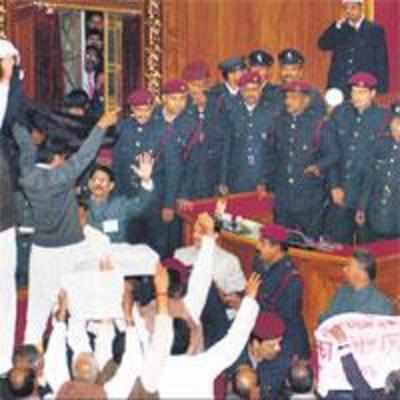 Pandemonium in UP Assembly
