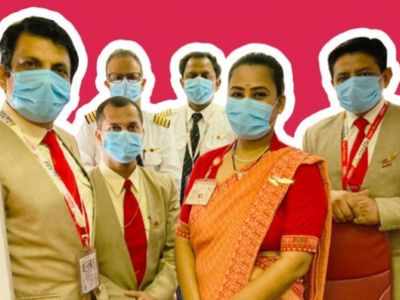 Air India Express operates India's 1st international flight with fully vaccinated crew