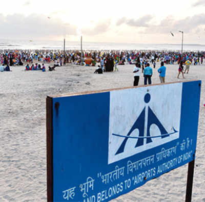 Juhu beach is for our runway, says AAI; halts beautification